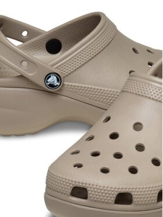 Crocs Klapki Classic Platform Clog 206750 Beżowy