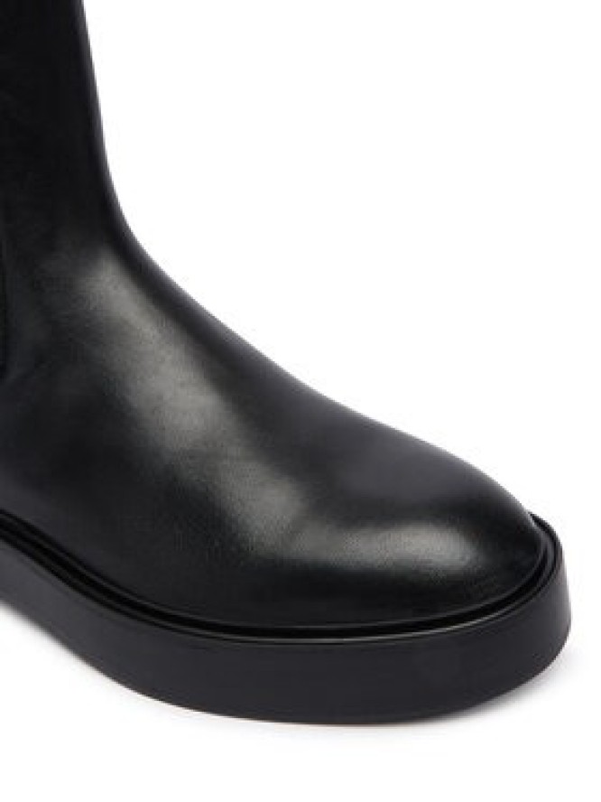 Calvin Klein Sztyblety Convate Welt Chelsea Lth YW0YW01905 Czarny