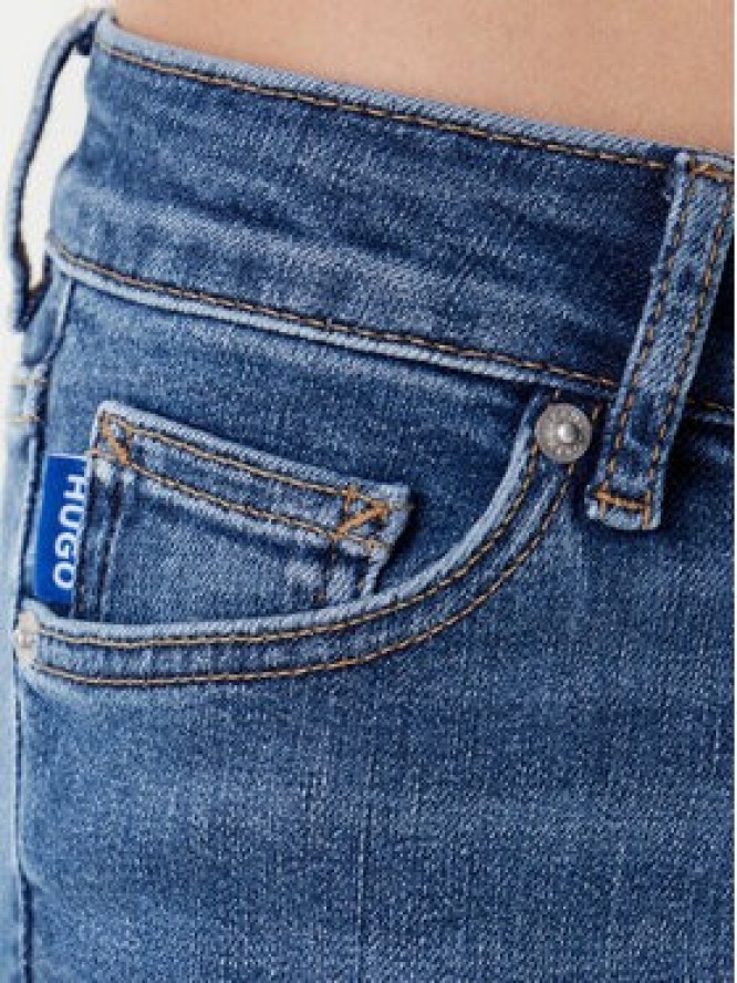 HUGO Jeansy Garuka_B 50544493 Niebieski Skinny Fit