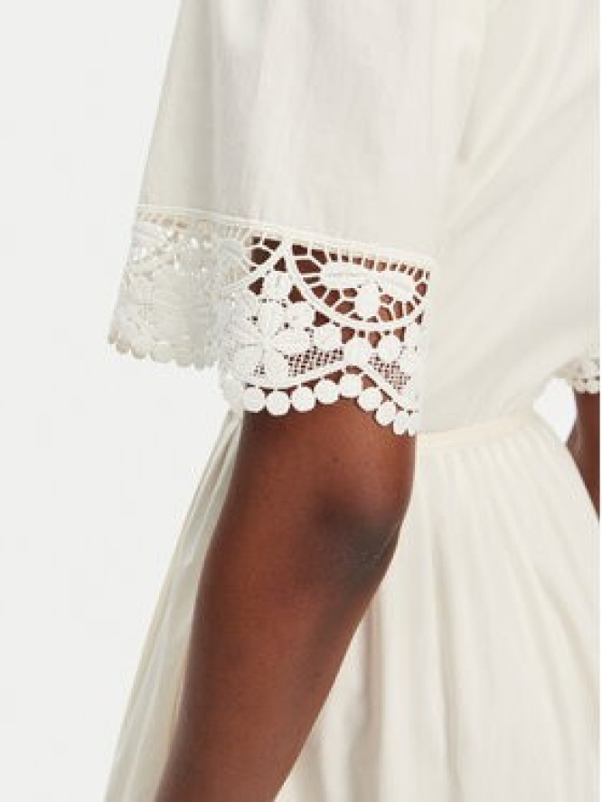 TWINSET Sukienka codzienna 251TT2091 Écru Loose Fit