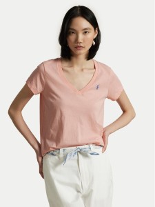 Polo Ralph Lauren T-Shirt 211902403008 Różowy Straight Fit
