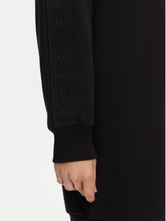 Armani Exchange Sukienka dzianinowa XW000501 AF12804 UC001 Czarny Relaxed Fit