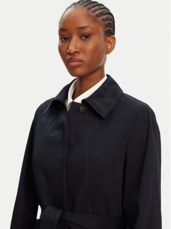 BOSS Płaszcz przejściowy Calexis 50543189 Granatowy Regular Fit