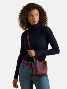 LAUREN RALPH LAUREN Torebka 431969365008 Bordowy