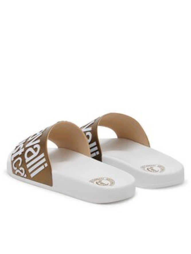 Just Cavalli Klapki 78RA3SZ1 ZS785 Złoty