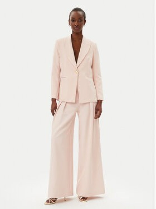 Maryley Marynarka 25EB187/M27/43PY Różowy Regular Fit