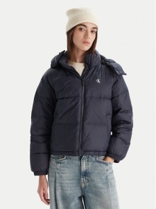 Calvin Klein Jeans Kurtka puchowa Essential LV047D501G Granatowy Relaxed Fit