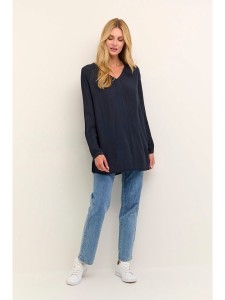 Kaffe Tunika "Amber" w kolorze granatowym rozmiar: 34