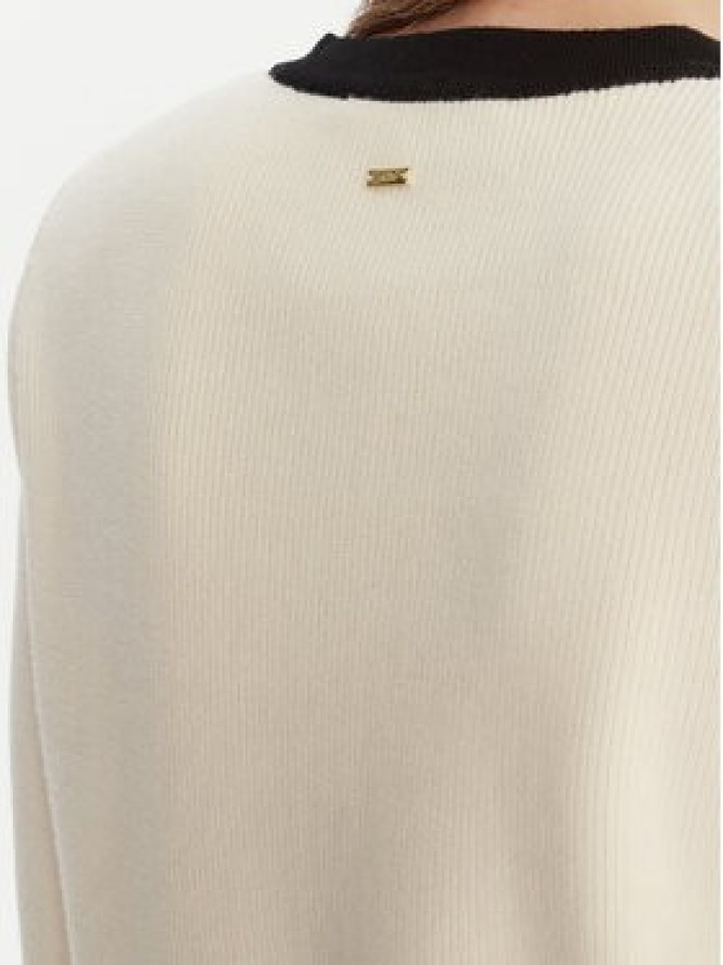 Gaudi Kardigan 521FD53038 Écru Regular Fit