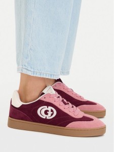Guess Sneakersy FLTJAC SUE12 Różowy ciemny