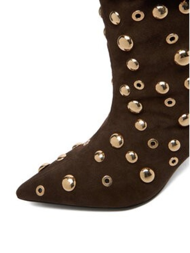 Eva Minge Botki EO-TESS-2117-05 Brązowy