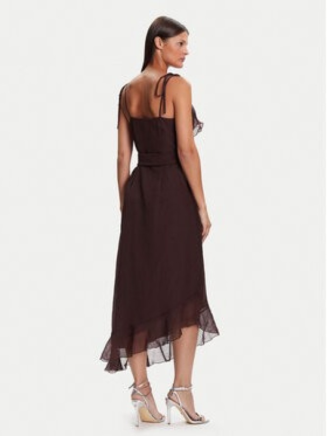 Vero Moda Sukienka koktajlowa Sabrina 10344471 Brązowy Regular Fit