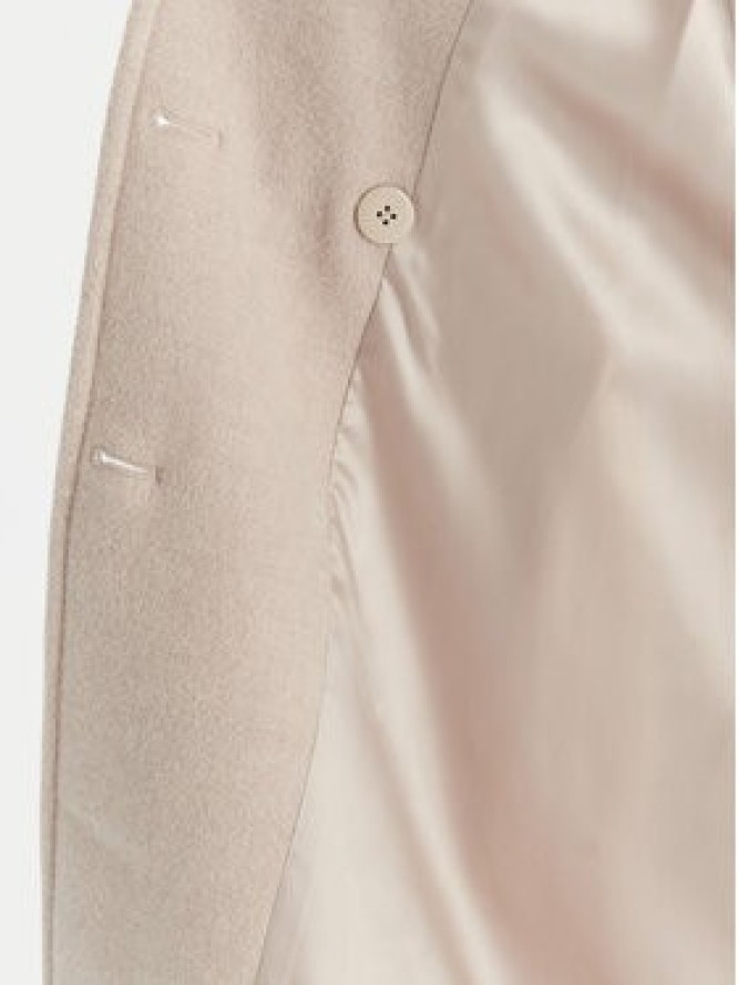 Marella Płaszcz wełniany Balcone 2523016112 Beżowy Regular Fit