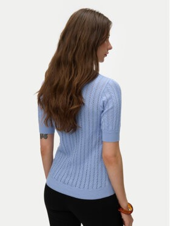 Vero Moda Sweter Morena 10321893 Błękitny Slim Fit