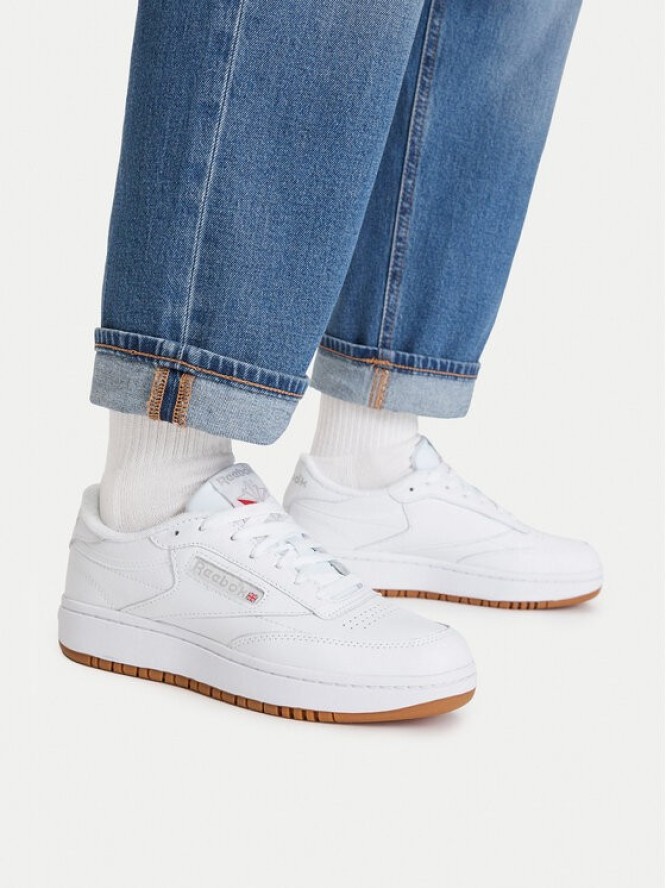 Reebok Sneakersy EO-CLUB C DOUBLE 100001198 Biały
