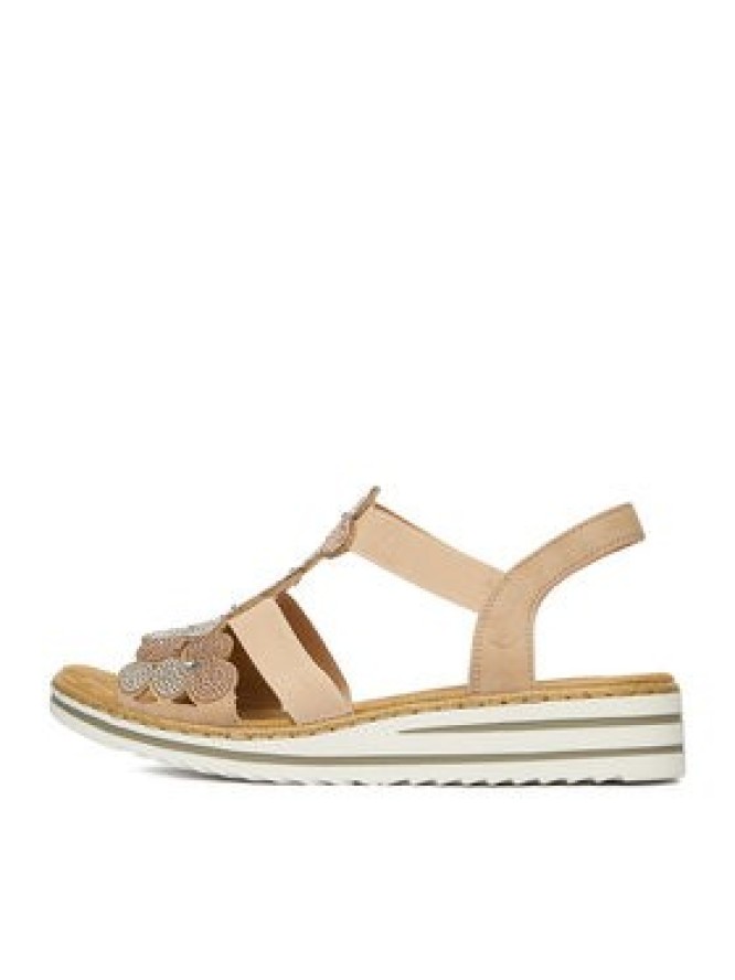 Rieker Sandały CEO-V0613-90 Beżowy