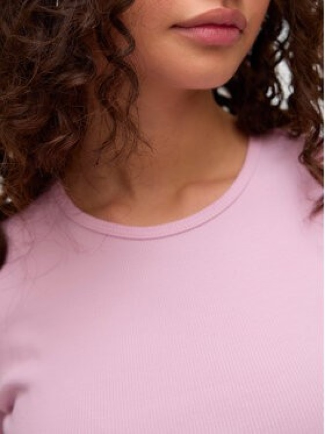 Vero Moda T-Shirt Chloe 10306894 Różowy Slim Fit