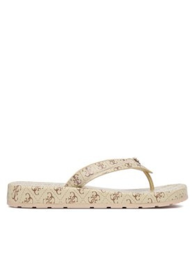 Guess Japonki FLJCNY FAL24 Kremowy