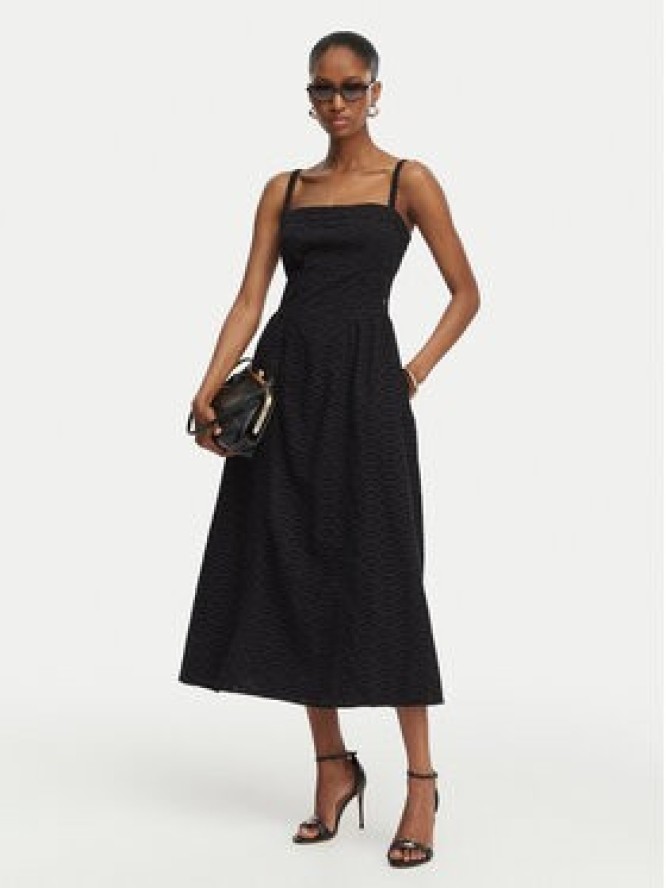 Guess Sukienka letnia W6GK44 W1884 Czarny Regular Fit