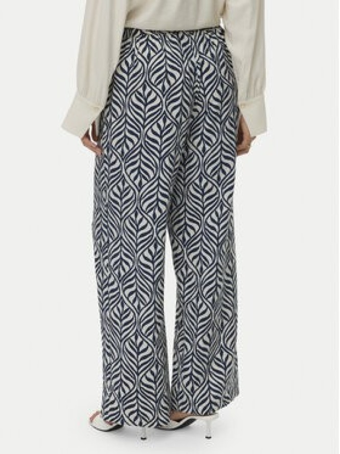 Vero Moda Spodnie materiałowe Josie 10303759 Granatowy Wide Leg