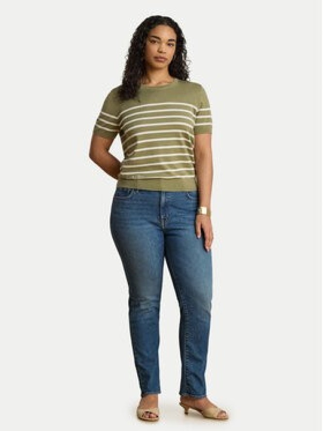 LAUREN RALPH LAUREN T-Shirt Eyelah 200P13973001 Zielony Regular Fit
