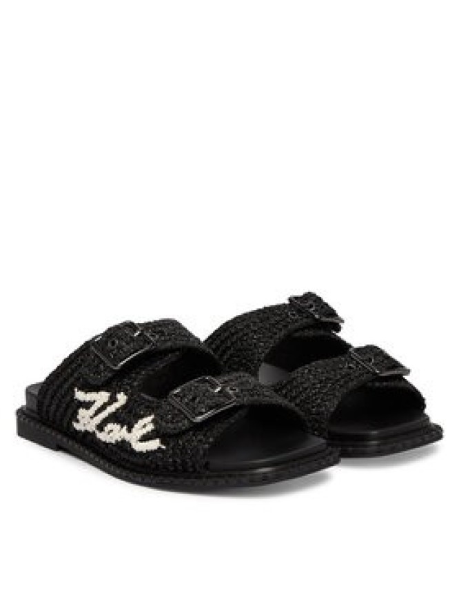 KARL LAGERFELD Klapki Kleo KL81326 Czarny