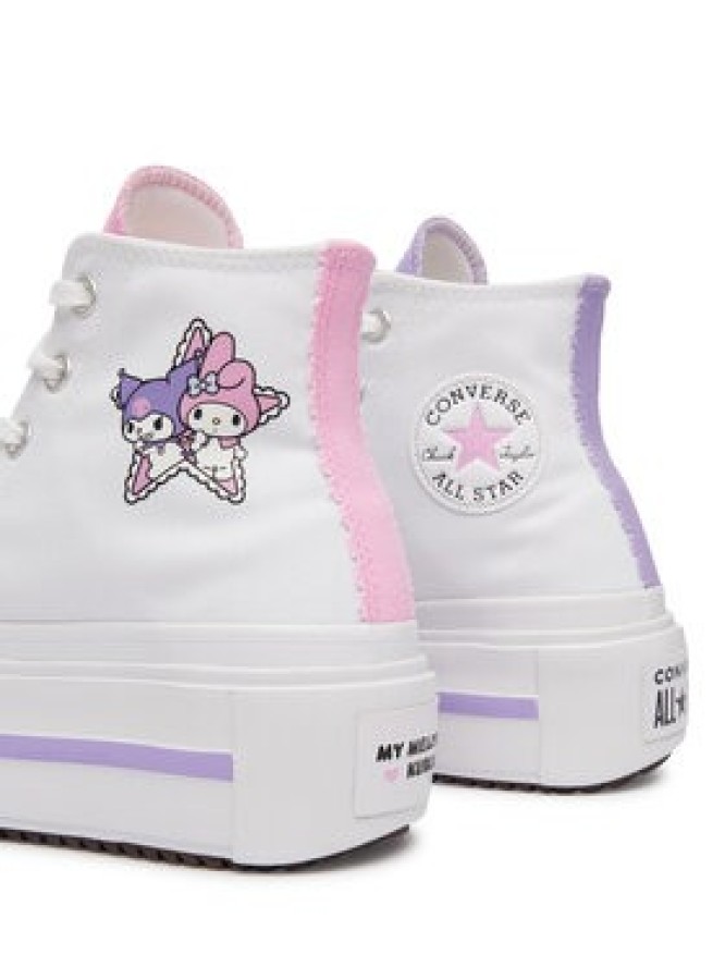 Converse Trampki Chuck Taylor All Star Lift Double Stack A21835C Biały