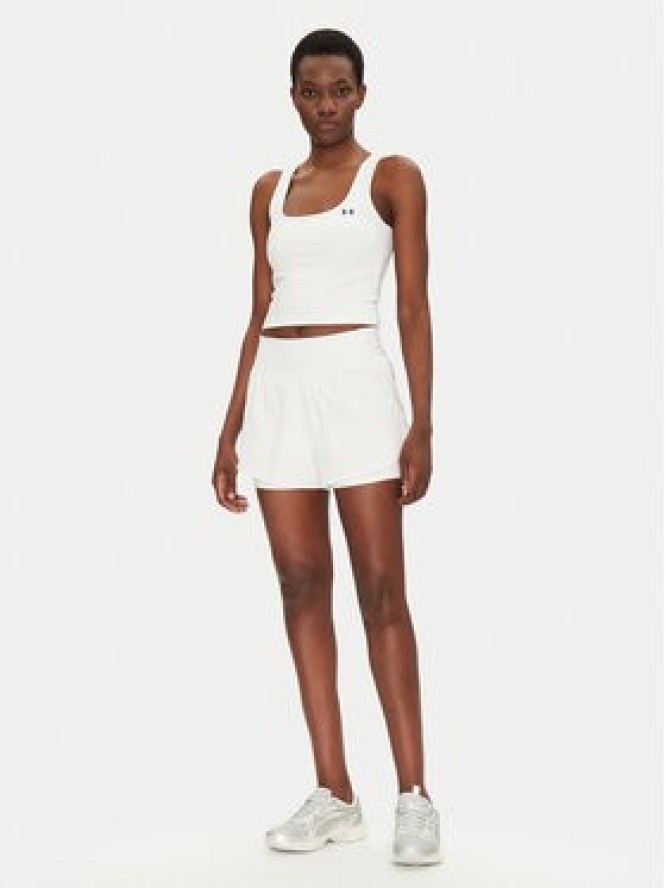 Under Armour Top Motion 6007656 Biały Slim Fit