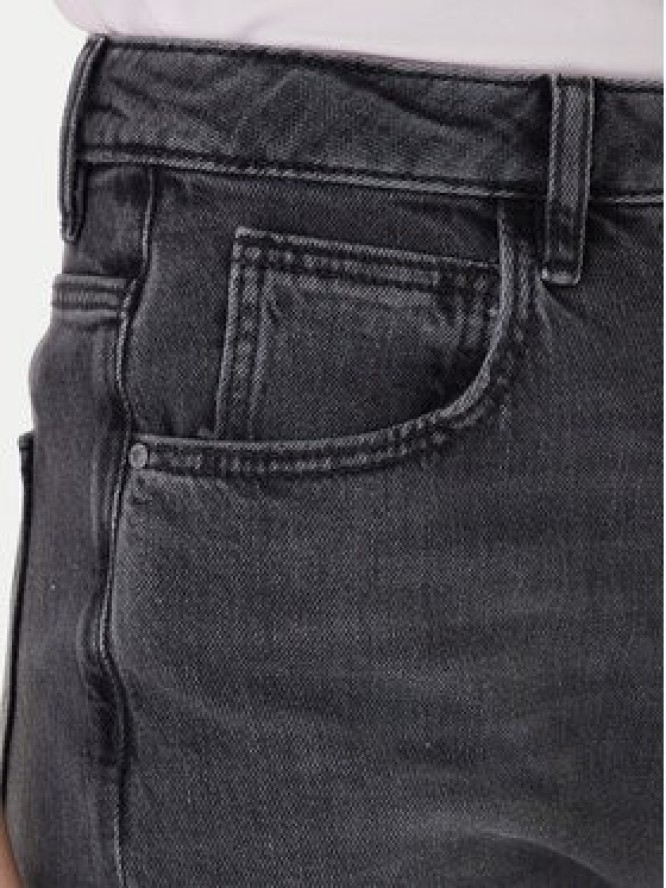 Guess Jeansy W2YA21 D4QD2 Szary Mom Fit