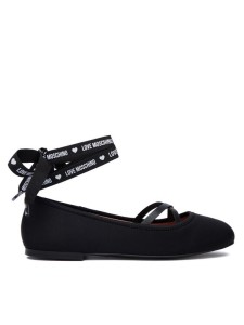 LOVE MOSCHINO Baleriny JA11141G1PIM0000 Czarny