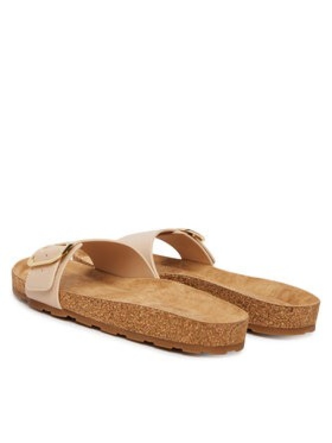 Tommy Hilfiger Klapki Cork Footbed Slip-On FW0FW09344 Beżowy
