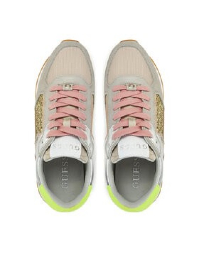 Guess Sneakersy FLPE2G LEM12 Różowy