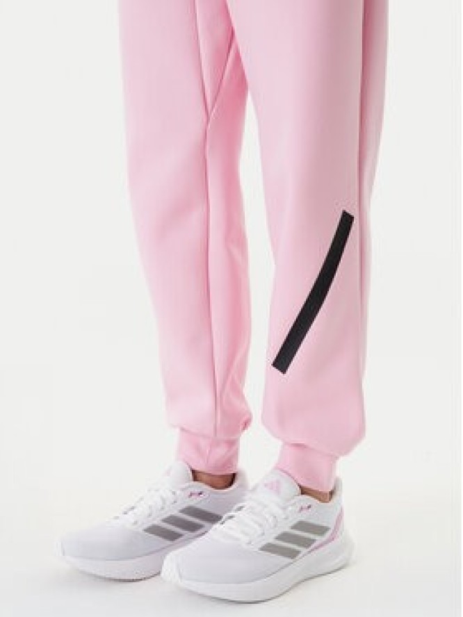 adidas Spodnie dresowe Z.N.E. JC5405 Różowy Regular Fit