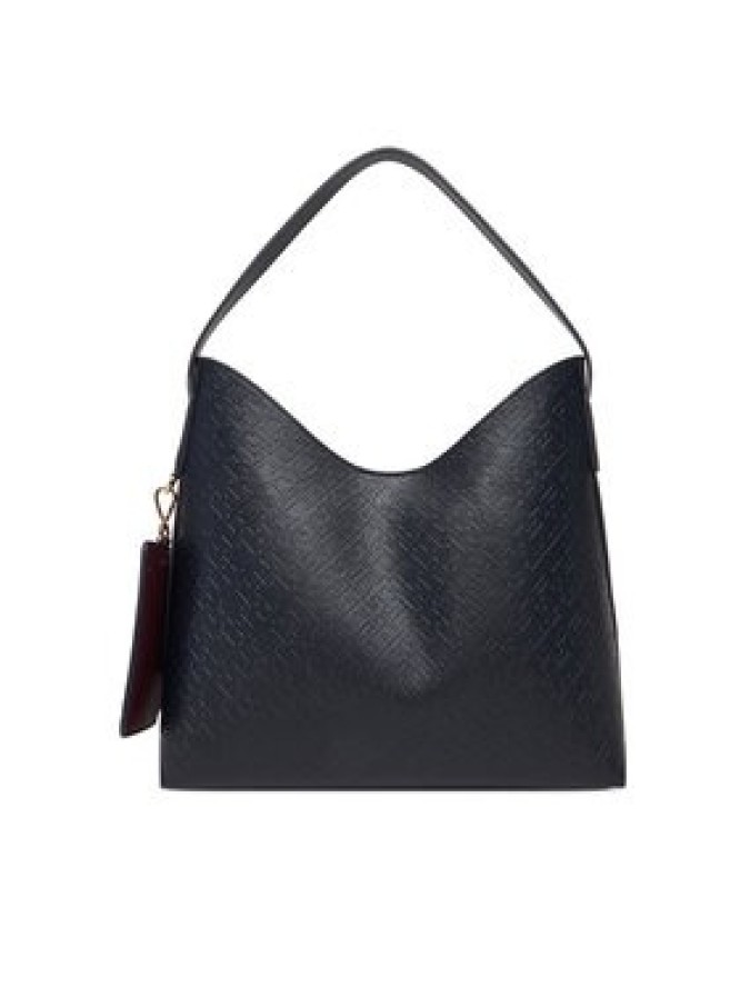 Tommy Hilfiger Torebka Th Icon Shoulder Bag Mono AW0AW18141 Granatowy