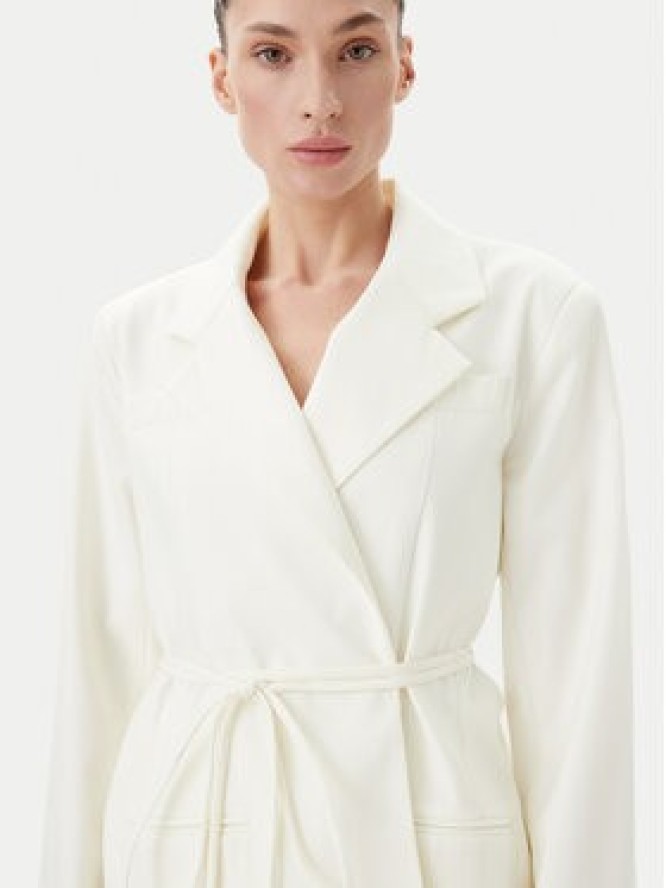 Eleh Marynarka ESS250004 Écru Regular Fit