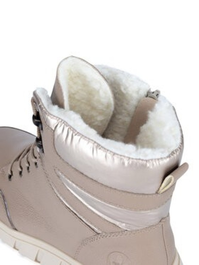 Rieker Trzewiki Y3504-20 Beżowy