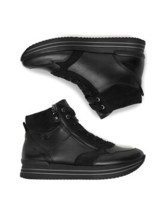 Remonte Sneakersy D1371-00 Czarny