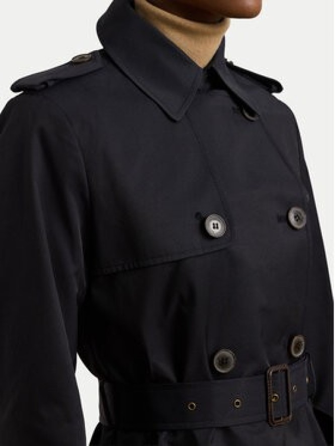 LAUREN RALPH LAUREN Trencz 297967122003 Granatowy Regular Fit