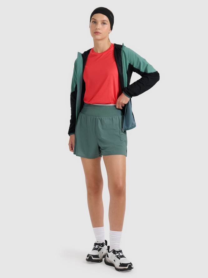 4F Bluza do biegania w terenie Primaloft Active damska - turkusowa M