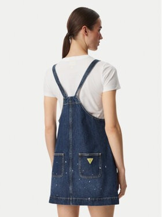 Guess Jeans Sukienka jeansowa W6YKAS D2259 Niebieski Regular Fit