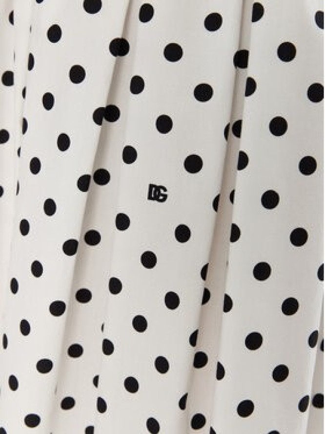 Dolce&Gabbana Sukienka codzienna F6JHVT HS5R7 Biały Regular Fit