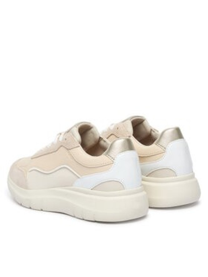 Geox Sneakersy D Plummery D65YNA 5422 C5V1Z Beżowy jasny