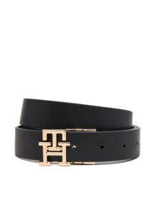 Tommy Hilfiger Pasek Damski Th Modern 3.0 Rev Mono AW0AW18019 Czarny