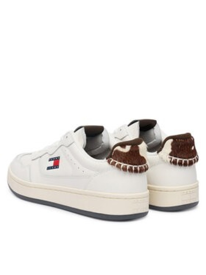 Tommy Jeans Sneakersy Archive '98 Calf Hair Tab EN0EN03002 Écru