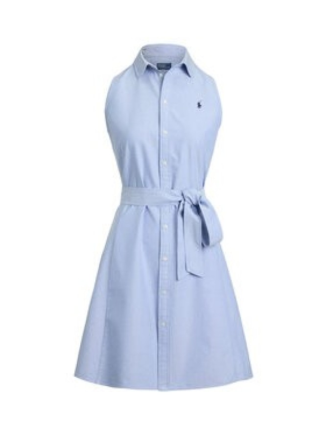 Polo Ralph Lauren Sukienka koszulowa 211906437006 Niebieski Regular Fit