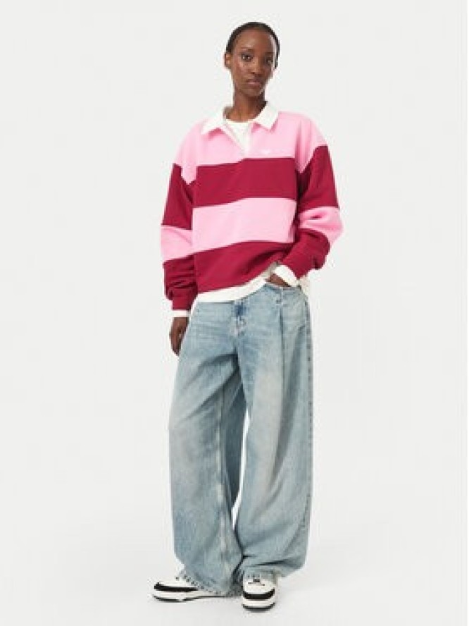 Roxy Bluza Lineup ERJFT05113 Różowy Oversize
