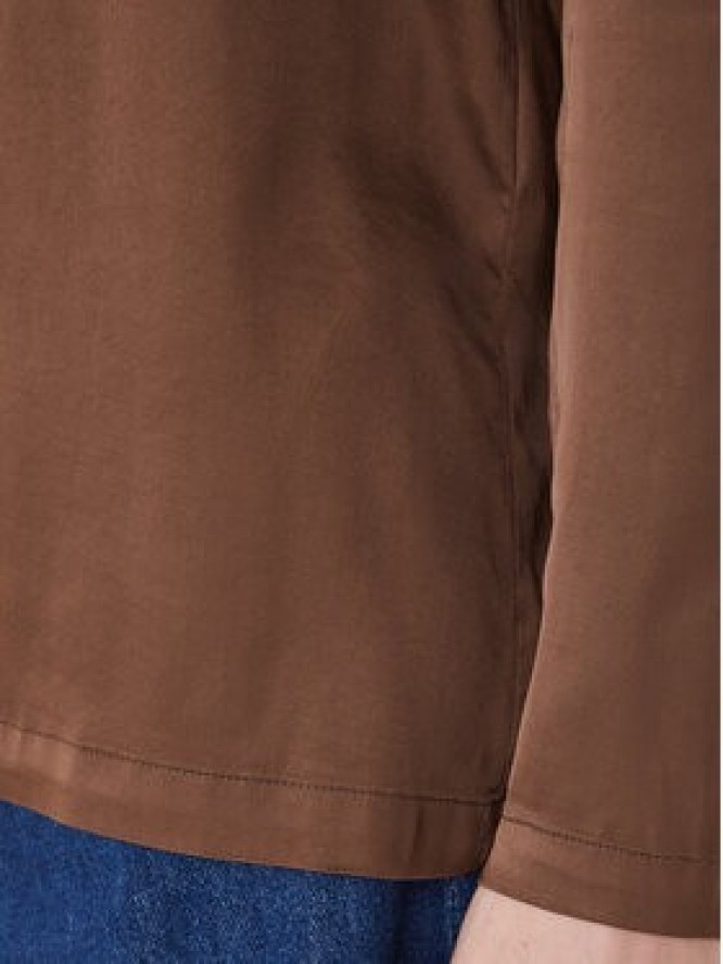 ViCOLO Bluzka TF0244 Brązowy Regular Fit