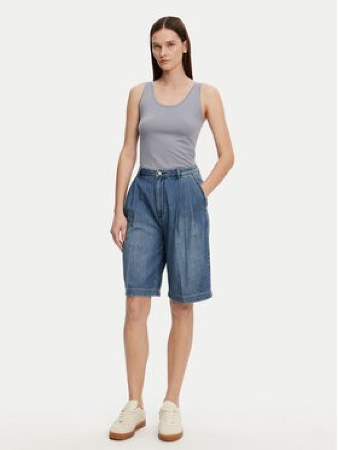 Marc O'Polo Top 503 2001 50001 Niebieski Slim Fit