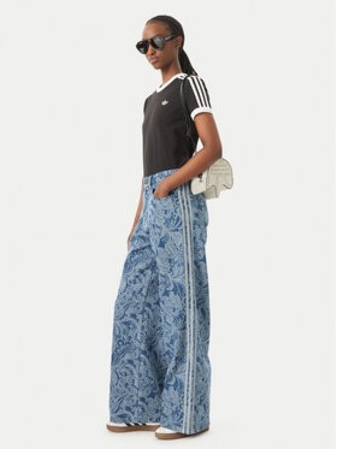 adidas Jeansy Liberty London Firebird KR6675 Niebieski Loose Fit