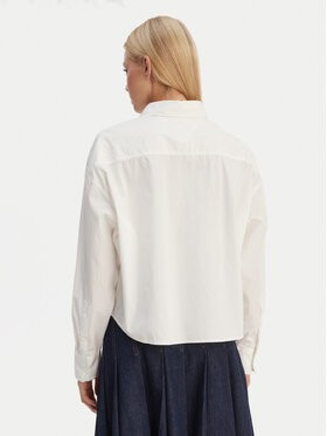 Tommy Jeans Koszula DW0DW22766 Écru Regular Fit